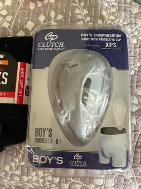 Clutch Boy's Compression Athletic Protective Cup - Gray